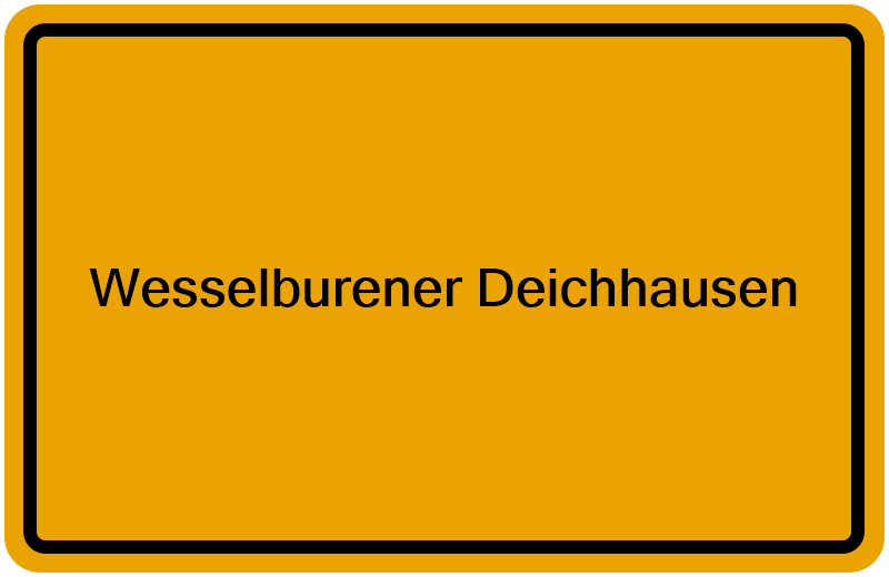 Handelsregisterauszug Wesselburener Deichhausen